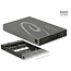 DeLOCK externe behuizing voor 2 mSATA SSD's (full size) met RAID - USB3.1 / grijs