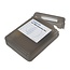 Afsluitbare bescherm box voor 3,5'' HDD / zwart