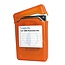 Afsluitbare bescherm box voor 3,5'' HDD / oranje