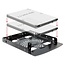 Premium 2x 2,5'' HDD/SSD naar 3,5'' slot montage frame / zwart