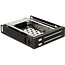 Premium 2x 2,5'' SATA HDD/SSD naar 3,5'' HDD mobile rack / zwart