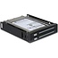 Premium 2x 2,5'' SATA HDD/SSD naar 3,5'' HDD mobile rack / zwart