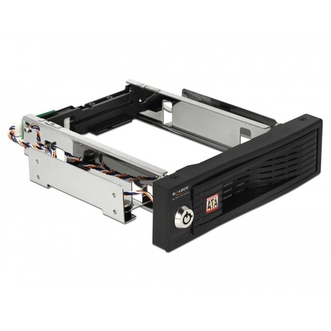 Premium 3,5'' SATA HDD naar 5,25'' slot mobile rack / zwart