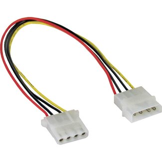 InLine Molex verlengkabel - 0,20 meter