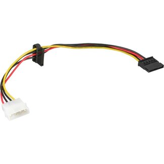 InLine Molex (m) - 2x SATA (v) splitter - 0,30 meter