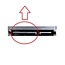 Floppy (v) - SATA (v) haaks voedingskabel - 0,30 meter