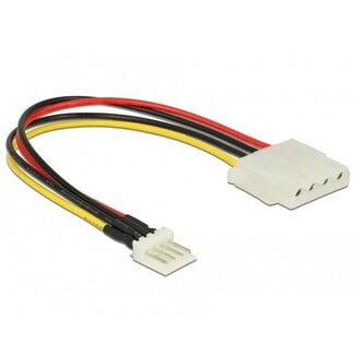 DeLOCK Floppy (m) - Molex (v) voedingskabel - 0,15 meter