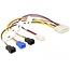 Molex (m) - 4x 3-pins Case Fan (m) voedingskabel (2x 12V + 1x 7V + 1x 5V) - 0,20 meter