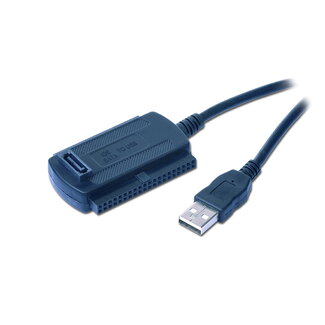 Cablexpert Cablexpert USB-A naar SATA/IDE adapter voor 2,5'' en 3,5'' HDD's/SSD's - USB2.0