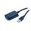 Cablexpert USB-A naar SATA/IDE adapter voor 2,5'' en 3,5'' HDD's/SSD's - USB2.0