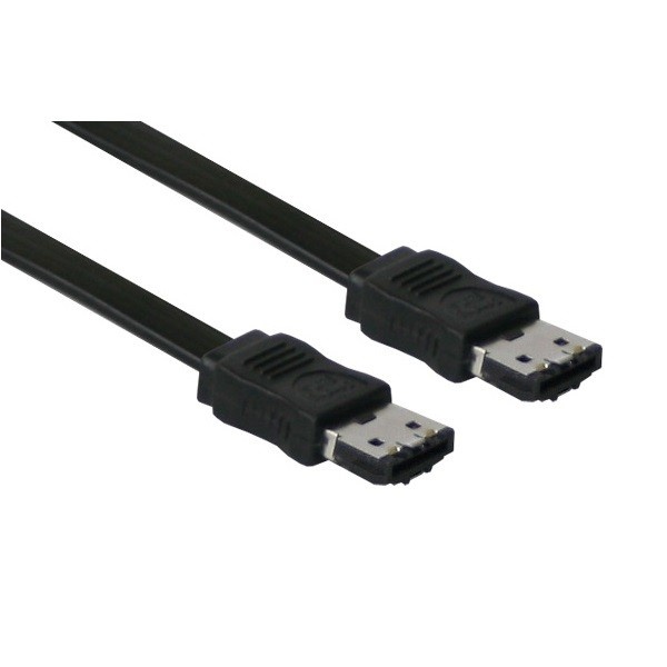 DeLOCK 85641. Lengte snoer: 2 m, Soort kabel: SATA II, Aansluiting 1: eSATA. Type verpakking: Polybag