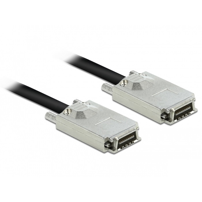 DeLOCK Cable Infiniband - Infiniband 1m. Kleur van het product: Zwart, Snoerlengte: 1 m