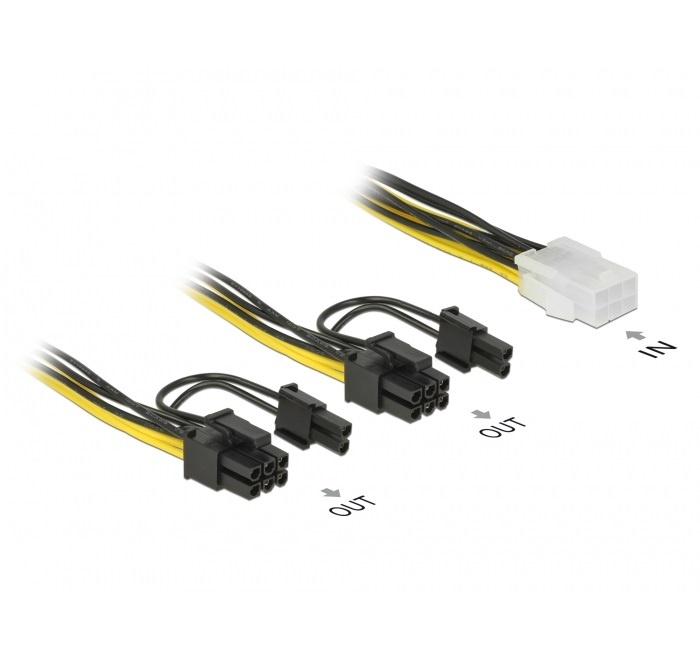 DeLOCK 85452 0.15m interne stroomkabel