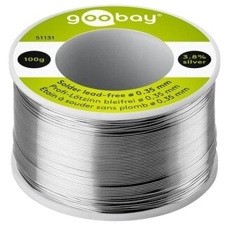 Goobay Premium loodvrije soldeertin 0,35mm - 100g
