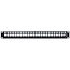 Delock 19 inch patch panel met kabelgeleiding | voor 24 Keystone modules | 1U | zwart