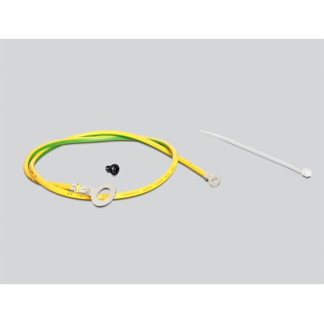 Delock 19 inch patch panel met kabelgeleiding | voor 24 Keystone modules | 1U | zwart