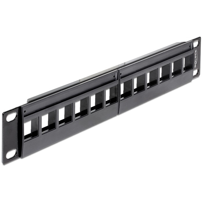 DeLock Keystone 10" Patchpanel - 12 poorts