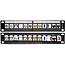 Delock 10 inch patch panel | voor 12 Keystone modules | 1U | zwart