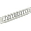 10'' Patch Panel voor 12 Keystone modules / grijs