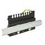 Desktop Patch Panel voor 8 Keystone modules / zwart