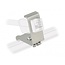 DIN-rail adapter | voor 1 Keystone module | RVS