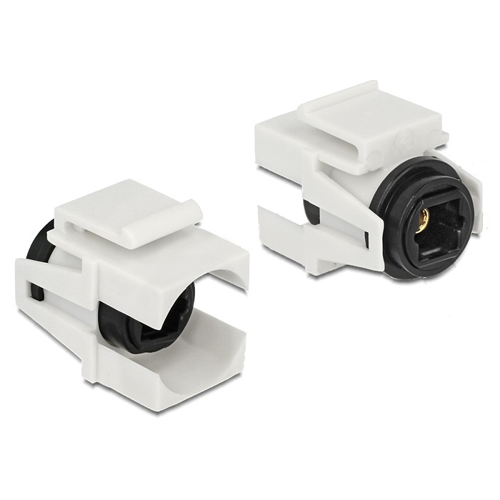 Toslink Module Keystone module Toslink (v) - Toslink (v) / wit | Onlinekabelshop.nl