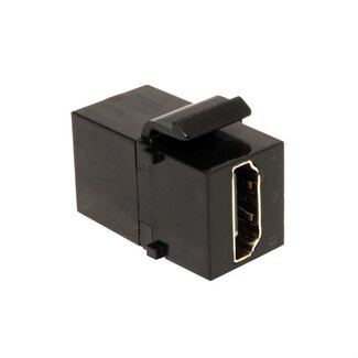 Value Keystone module HDMI (v) - HDMI (v) - versie 1.4 (4K 30Hz) / zwart