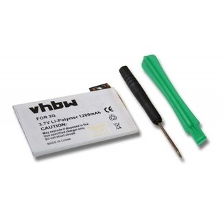 VHBW Accu compatibel met Apple iPhone 3G / 616-0346, 616-0347, 616-0366, 616-0372 en 616-0428 / 1200 mAh