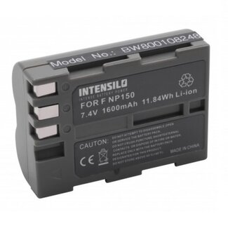 Intensilo Camera accu compatibel met Fujifilm NP-150 / 1600 mAh