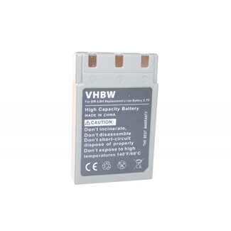 VHBW Camera accu compatibel met o.a. Konica Minolta DR-LB4, NP-500 en NP-600 / 750 mAh