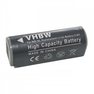 VHBW Camera accu compatibel met Canon NB-9L / 600 mAh
