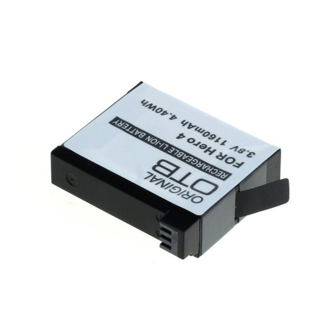 Camera accu compatibel met GoPro Hero4 - vervangt AHDBT-401 / 1160 mAh