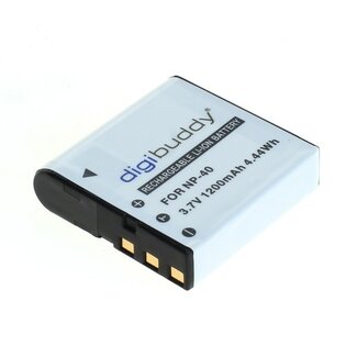 Digibuddy Camera accu compatibel met o.a. Casio NP-40 en Kodak/Pentax LB-060 / 1200 mAh