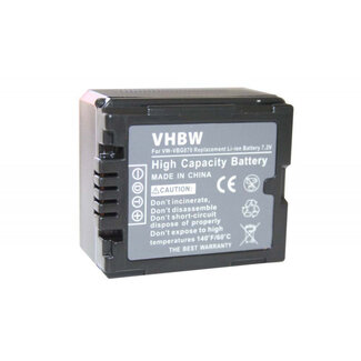 VHBW Camera accu compatibel met Panasonic DMW-BLA13, VW-VBG070, VW-VBG70 en VW-VBG130 / 700 mAh
