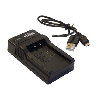 VHBW Camera acculader compatibel met o.a. Medion DC-8300 en Traveler DS-8330 accu's