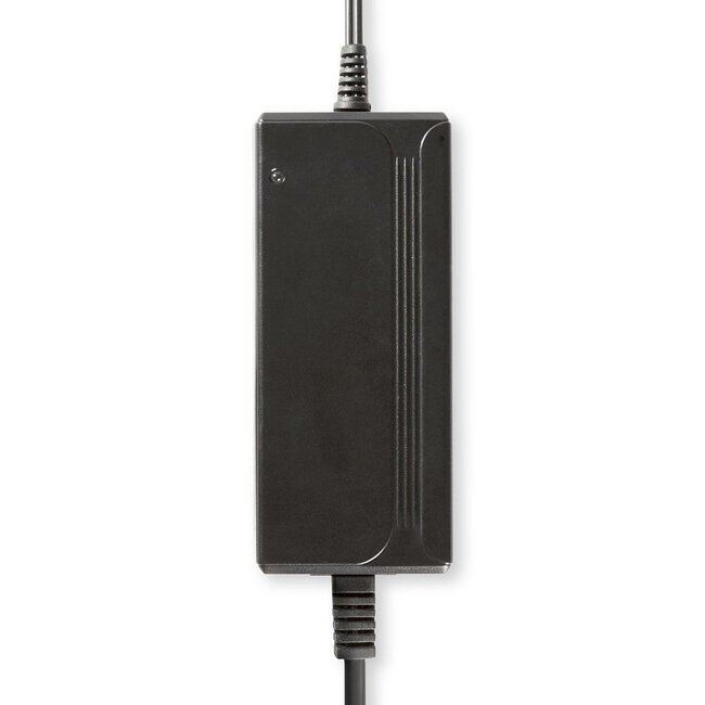 Universele voedingsadapter 5-15V / 2,4-3A / 36W met 6 verwisselbare pluggen / zwart - 1,8 meter