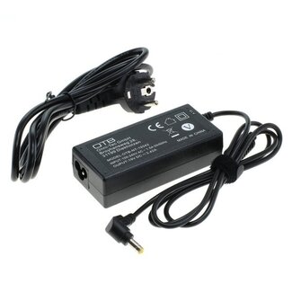 VHBW Notebook lader 19V / 3,42A / 65W - 5,5mm x 2,5mm voor o.a. Acer, ASUS, Compaq, Dell, HP, Lenovo, Packard Bell en Toshiba