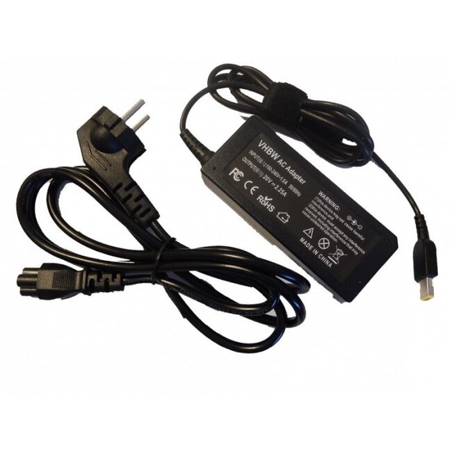 Notebook lader 20V / 2,25A / 45W - Slim Tip (11mm x 4,5mm) voor Lenovo