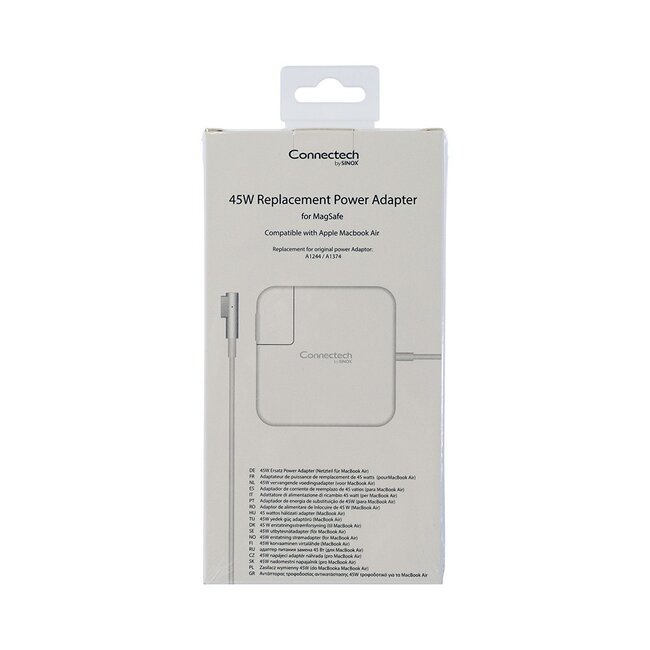 Connectech notebook lader 45W compatibel met Apple MacBook Air - MagSafe1