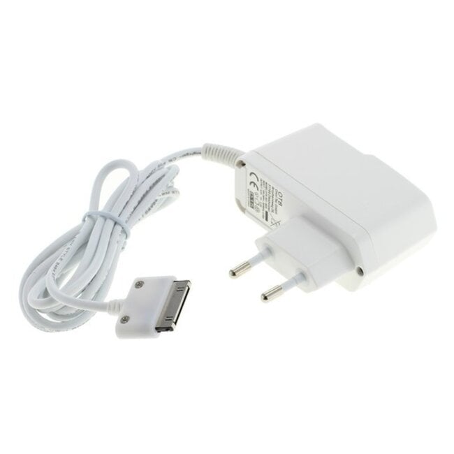 Tablet lader 5V / 2A / 10W - 30-pins voor Samsung Galaxy Tab en Galaxy Note tablets / wit