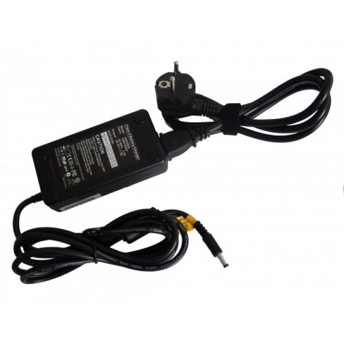 Oplader voor E-bike - Voor 24V Accu's - 29,4V - 1,5A - 52W - 1-Pins aansluiting (5,5x2,1mm) -  Zwart