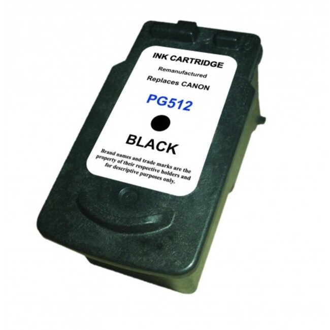 SecondLife inkt cartridge zwart voor Canon PG-510 en PG-512