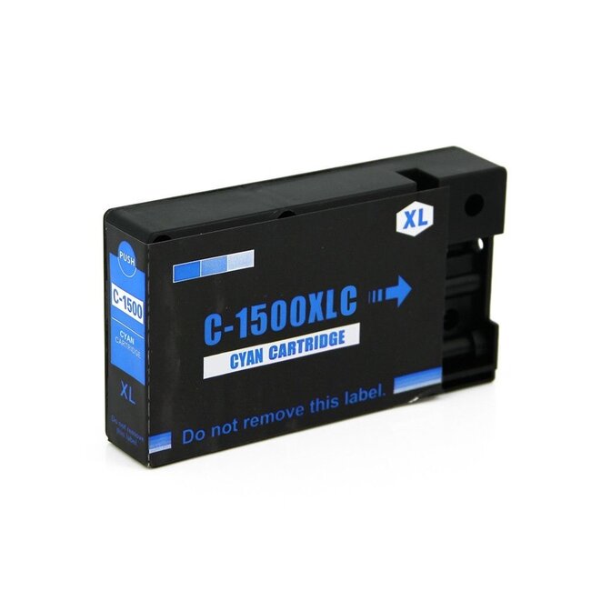 SecondLife inkt cartridge cyaan voor Canon PGI-1500XL C