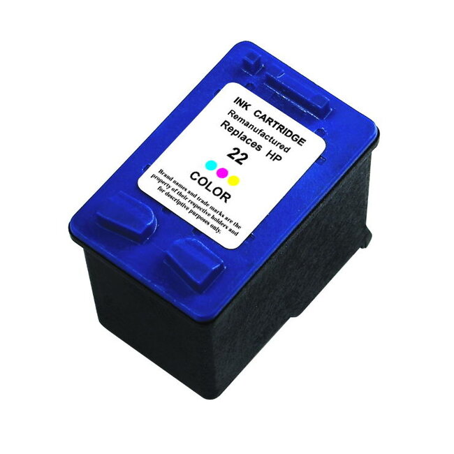 SecondLife inkt cartridge kleur voor HP type HP 22 XL