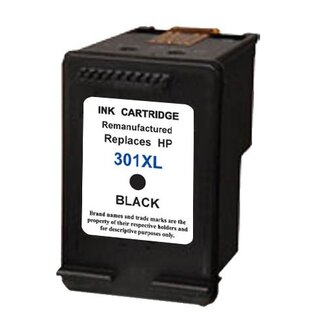 SecondLife Inkjets SecondLife inkt cartridge zwart voor HP type HP 301 XL