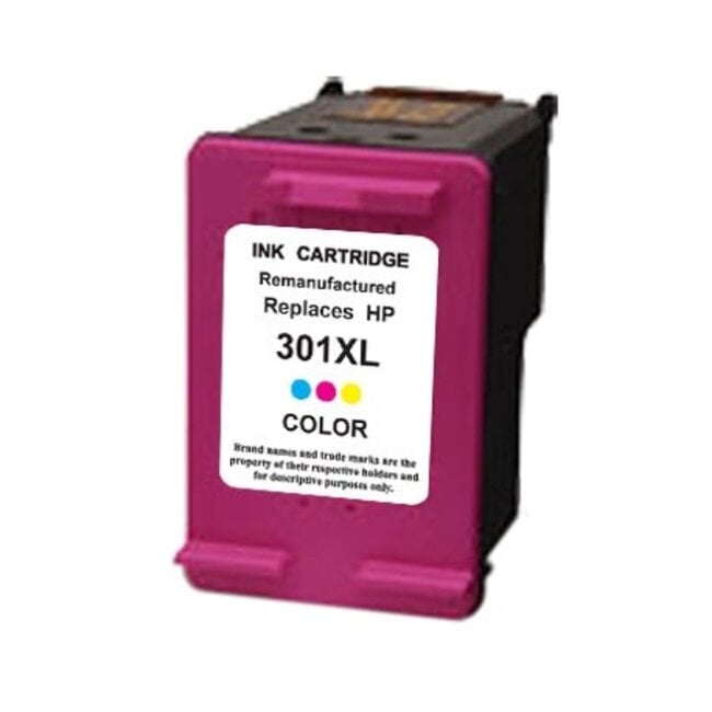 SecondLife inkt cartridge kleur voor HP type HP 301 XL