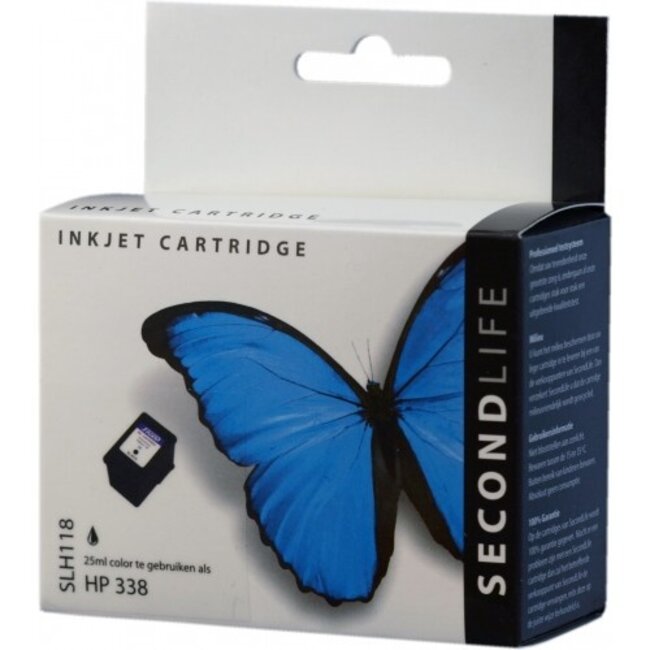 SecondLife inkt cartridge zwart voor HP type HP 338 XL