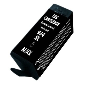SecondLife Inkjets SecondLife inkt cartridge zwart voor HP type HP 934 XL