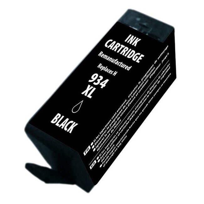 SecondLife inkt cartridge zwart voor HP type HP 934 XL