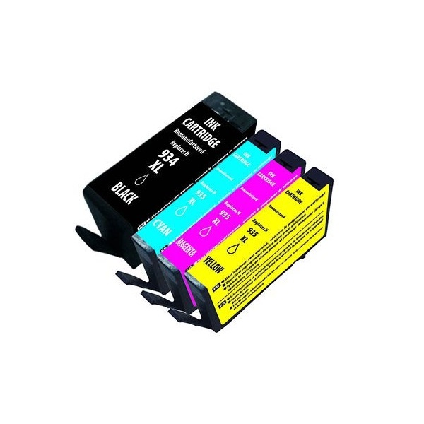 SecondLife Multipack inkt cartridges voor HP type HP 934 en HP 935 | SecondLife Inkjets
